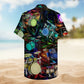 Music Drum Hawaiian Shirt For Concert Lovers, Tropical Holidays, And Thoughtful Gift Giving
