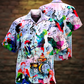 Music Notes Hawaiian Shirt With All Over Print For Vacation Getaways Resort Wear And Casual Celebrations