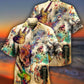 Bass Guitar Hawaiian Shirt With All Over Print For Beach Vacations Casual Parties And Warm Weather Style
