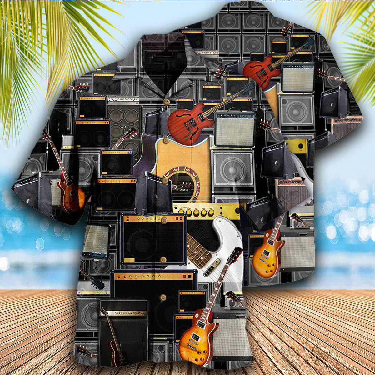 Music And Elephant Hawaiian Shirt With All Over Print For Island Trips Summer Gatherings And Comfortable Daily Wear