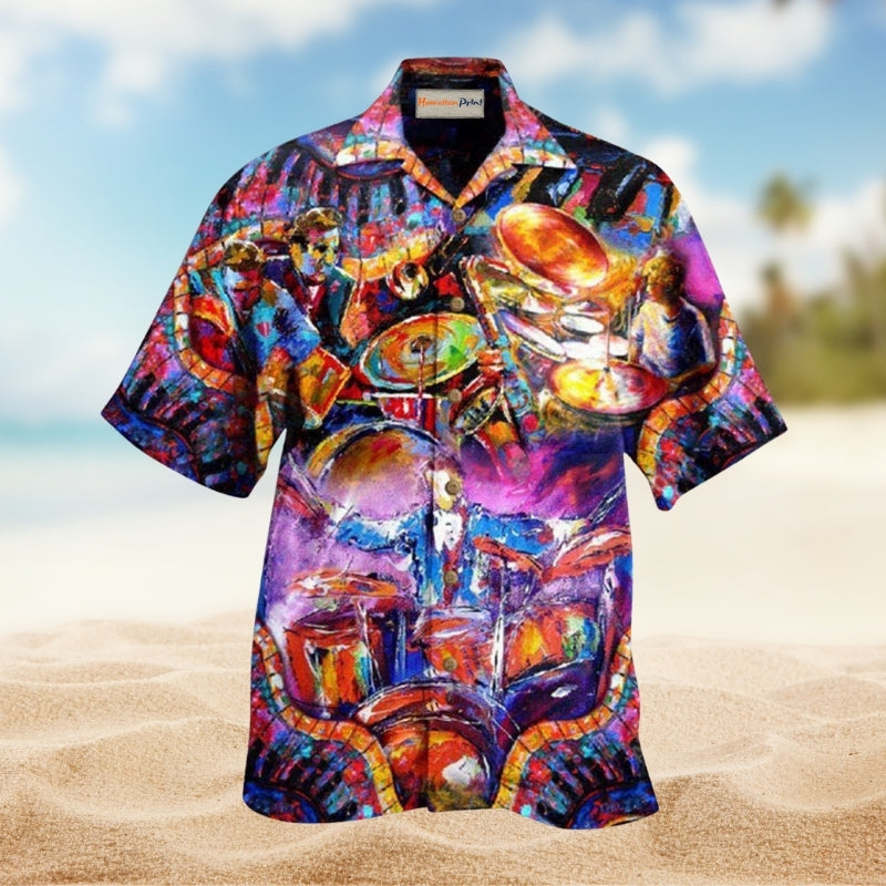 Drums Kill The Silence Hawaiian Shirt For Tropical Trips Coastal Events And Distinctive Summer Style