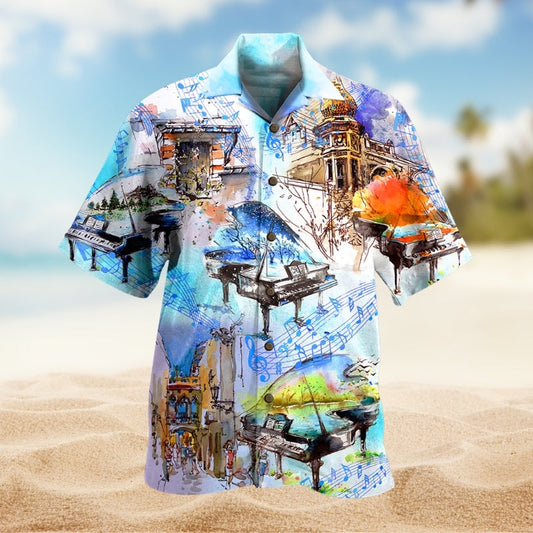 Music Creative Hawaiian Shirt For Concert Lovers, Tropical Holidays, And Thoughtful Gift Giving