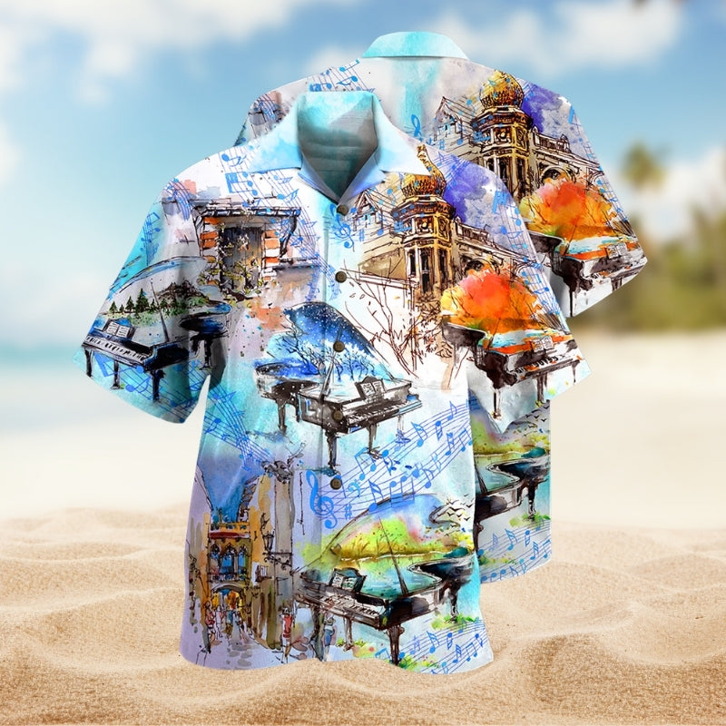 Music Creative Hawaiian Shirt For Concert Lovers, Tropical Holidays, And Thoughtful Gift Giving