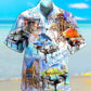 Music Notes Hawaiian Shirt With All Over Print For Resort Holidays Beach Travel And Relaxed Casual Fashion