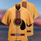 Guitar Hawaiian Shirt With All Over Print For Island Vacation Beach Days And Thoughtful Gifting