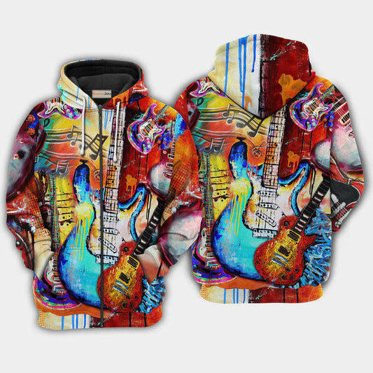Music Guitar Go Where Hoodie For Creative Performers Daily Wear And Meaningful Gifting