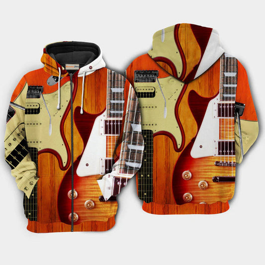Vintage Music Guitar Soul Hoodie For Studio Life Casual Travel And Everyday Comfort