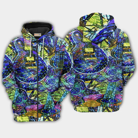 Music Guitar Love Life Hoodie For Festival Outfits Music Events And Relaxed Daily Style