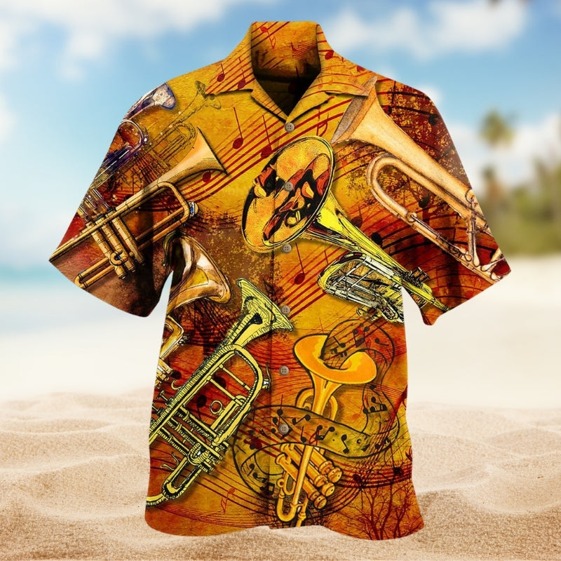 Christmas Train Hawaiian Shirt Resort Outfit View For Casual Outings