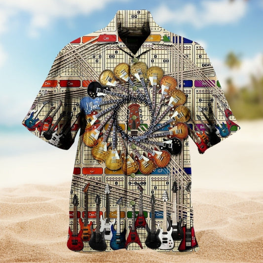 Festive Cat Christmas Tree Hawaiian Shirt Button Front Artwork For Weekend Trips