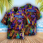 Playful Saxophone Music Hawaiian Shirt With All Over Print For Tropical Holiday Resort Parties And Everyday Style