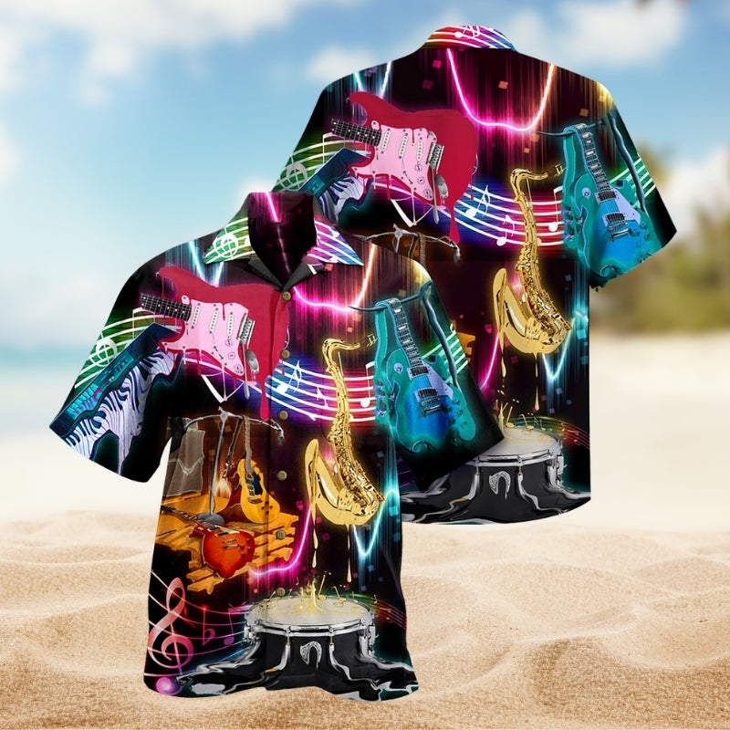 Fantasy Role Dice Hawaiian Shirt Print Closeup For Outdoor Gatherings