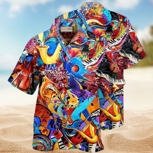 Music Is A Journey Hawaiian Shirt For Vacation Adventures Beach Events And Relaxed Warm Weather Style