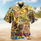 Music Is Life Itself French Horn Hawaiian Shirt For Coastal Vacations Live Music Fans And Everyday Wear