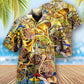 Music French Horn Hawaiian Shirt For Summer Events And Casual Outdoor Wear