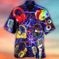 Music Melody Hawaiian Shirt Design View For Casual Summer Styling