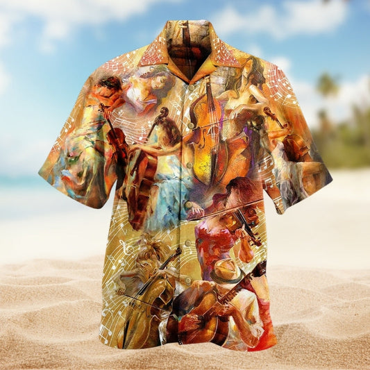 Yoga Feel Free Hawaiian Shirt Pattern Detail For Coastal Travel