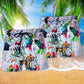 Music It's More Than Music To US Hawaiian Print Beach Shorts For Resort Trips And Weekend Wear