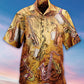 Classic Saxophone Music Hawaiian Shirt Artwork View For Weekend Travel And Beach Style