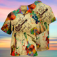 Guitar Hawaiian Shirt With All Over Print For Tropical Holiday Resort Parties And Everyday Style