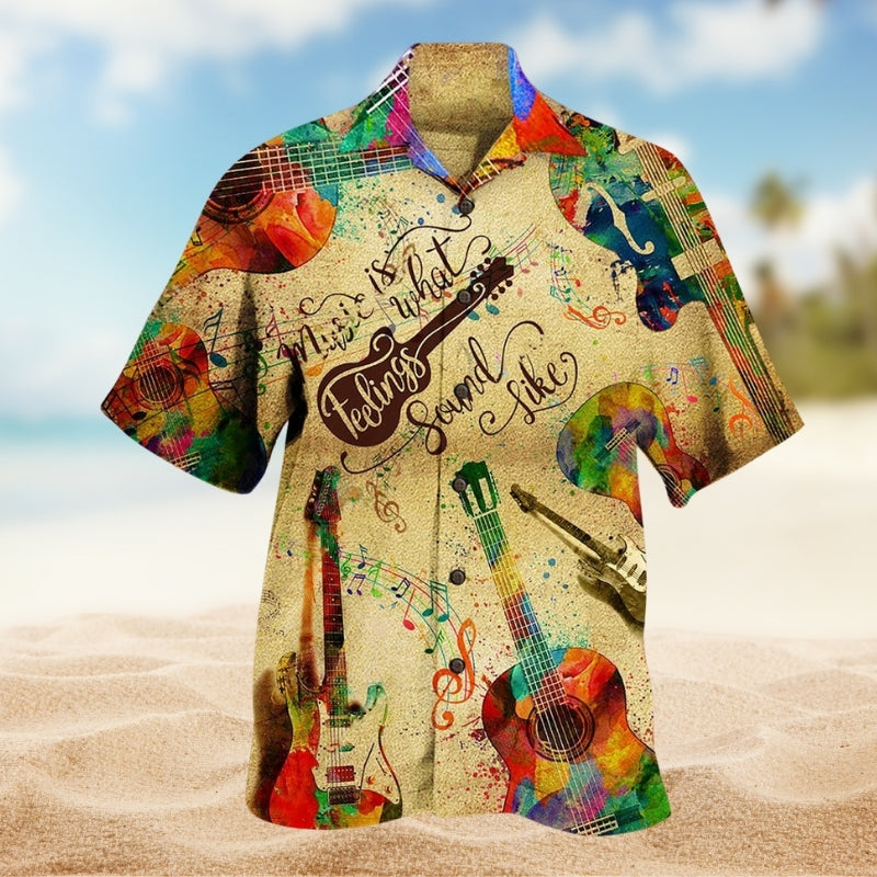 Tropical Face Personalized Photo Hawaiian Shirt Tropical Styling View For Summer Travel