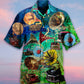 Gramophone Hawaiian Shirt With All Over Print For Summer Travel Coastal Events And Thoughtful Gift Giving