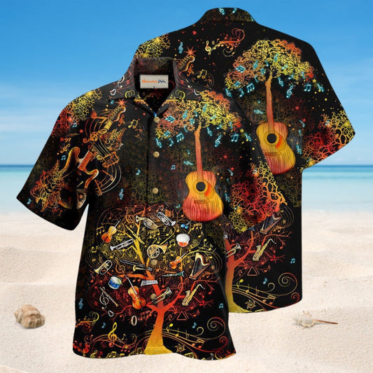 Music Nocturne Hawaiian Shirt For Beach Days, Summer Outings, And Thoughtful Gift Giving