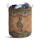 Music Rattan Mandala Type Laundry Basket For Bathroom Bedroom Storage