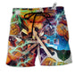 Music Replaced Guns With Guitars The World Would Beach Shorts For Resort Trips And Weekend Wear