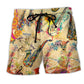 Saxophone Music Is My Beach Shorts For Music Festival Travel And Summer Style