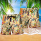 Saxophone Music Is My Beach Shorts Pattern View For Relaxed Vacation Styling