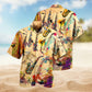 Music Saxophone Hawaiian Shirt For Creative Performers, Coastal Trips, And Casual Everyday Wear