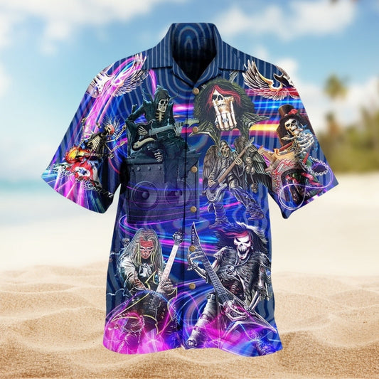Festive Christmas Frog Hawaiian Shirt Creative Print View For Resort Wear