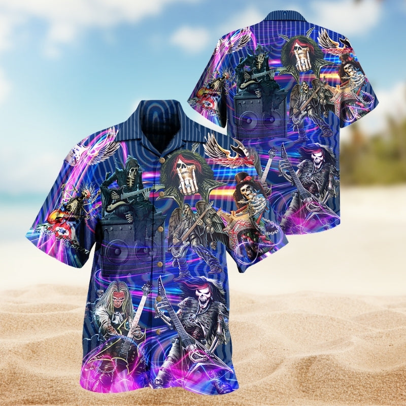 Music Creative Hawaiian Shirt For Music Fans, Resort Parties, And Warm Weather Events