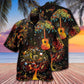 Nocturne Music Notes Hawaiian Shirt With All Over Print For Vacation Getaways Resort Wear And Casual Celebrations
