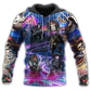 Colorful Music Skull Crazy Hoodie For Creative Performers Daily Wear And Meaningful Gifting