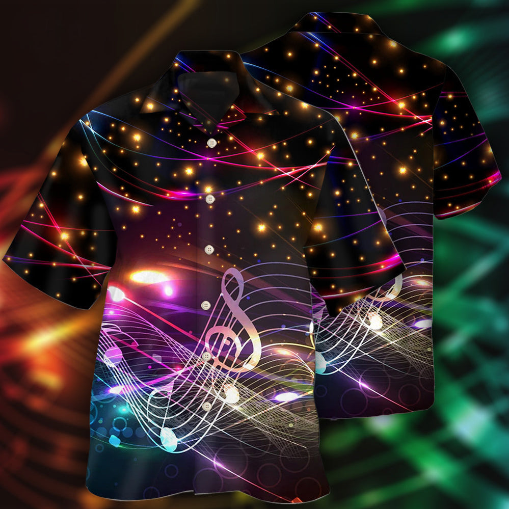 Mystical Music Hawaiian Shirt Pattern View For Lightweight Everyday Style