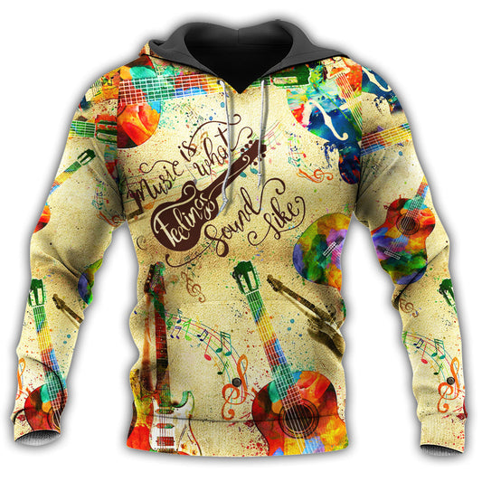 Guitar Can Sing Music Hoodie For Music Inspired Outfits Festivals And Relaxed Everyday Wear