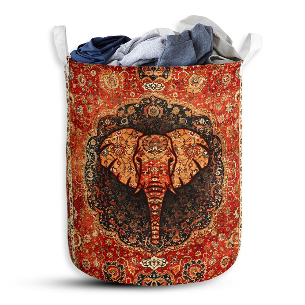 Elephant Mysterious Elephant Style Laundry Basket For Bathroom Bedroom Storage