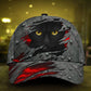 Mystery Black Cat Dark Classic Cap For Beach Outings Holidays And Thoughtful Everyday Style