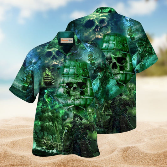 Mystery Of Ghost Ship Hawaiian Shirt For Creative Spirits Tropical Events And Relaxed Vacation Style
