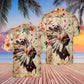 Bohemian Floral Girl Hawaiian Shirt For Beach Parties And Weekend Getaways