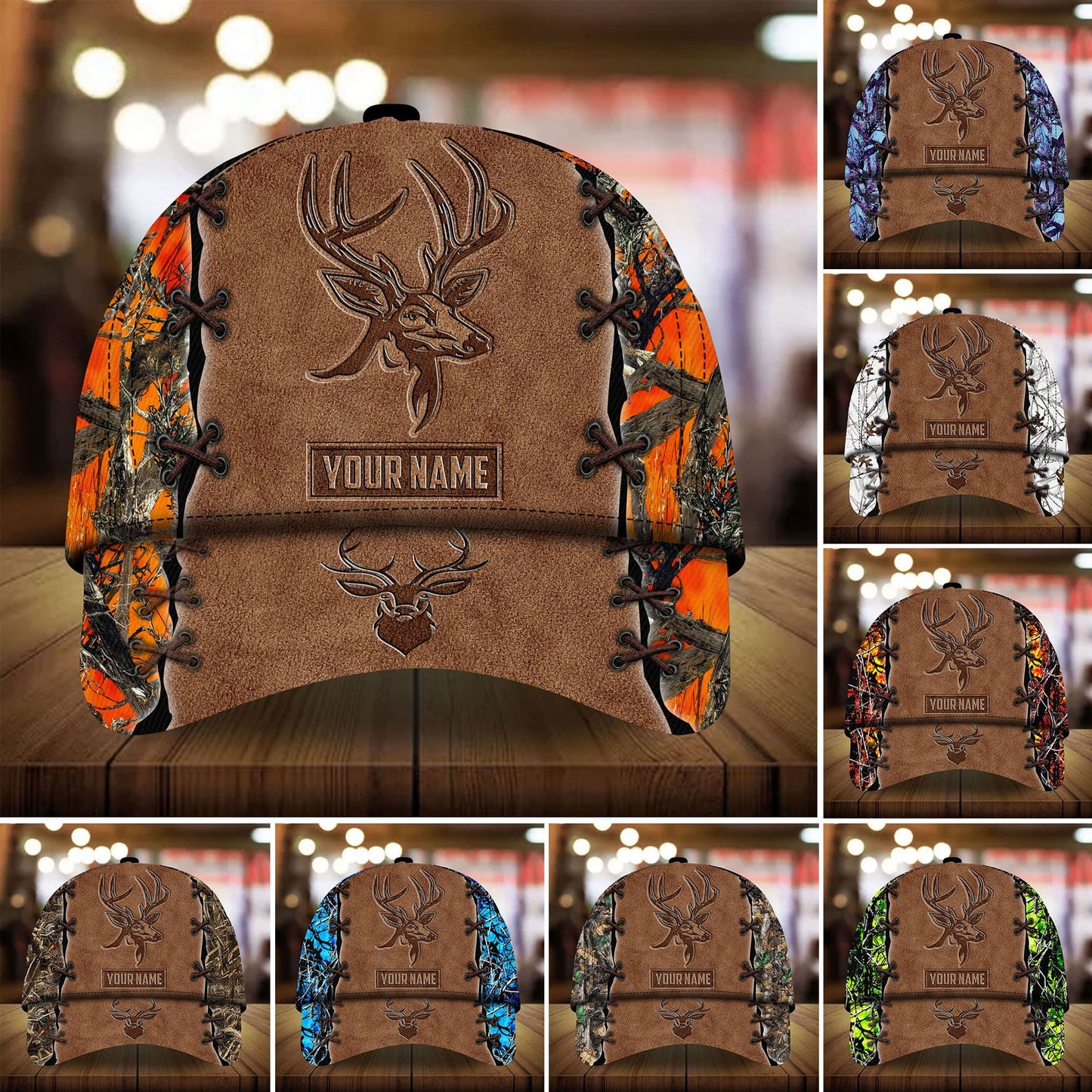 Deer Hunting Personalized Classic Cap For Outdoor Events Beach Travel And Relaxed Daily Style