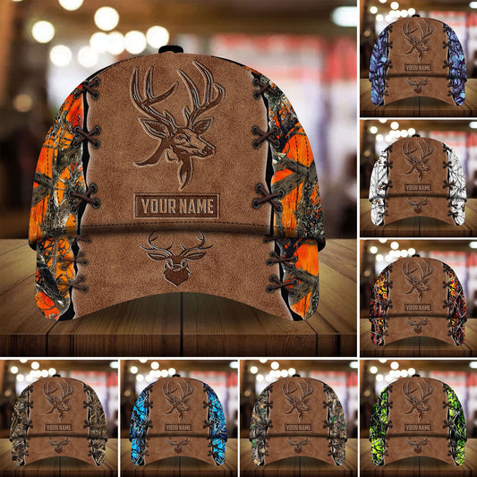 Deer Hunting Personalized Classic Cap For Outdoor Events Beach Travel And Relaxed Daily Style
