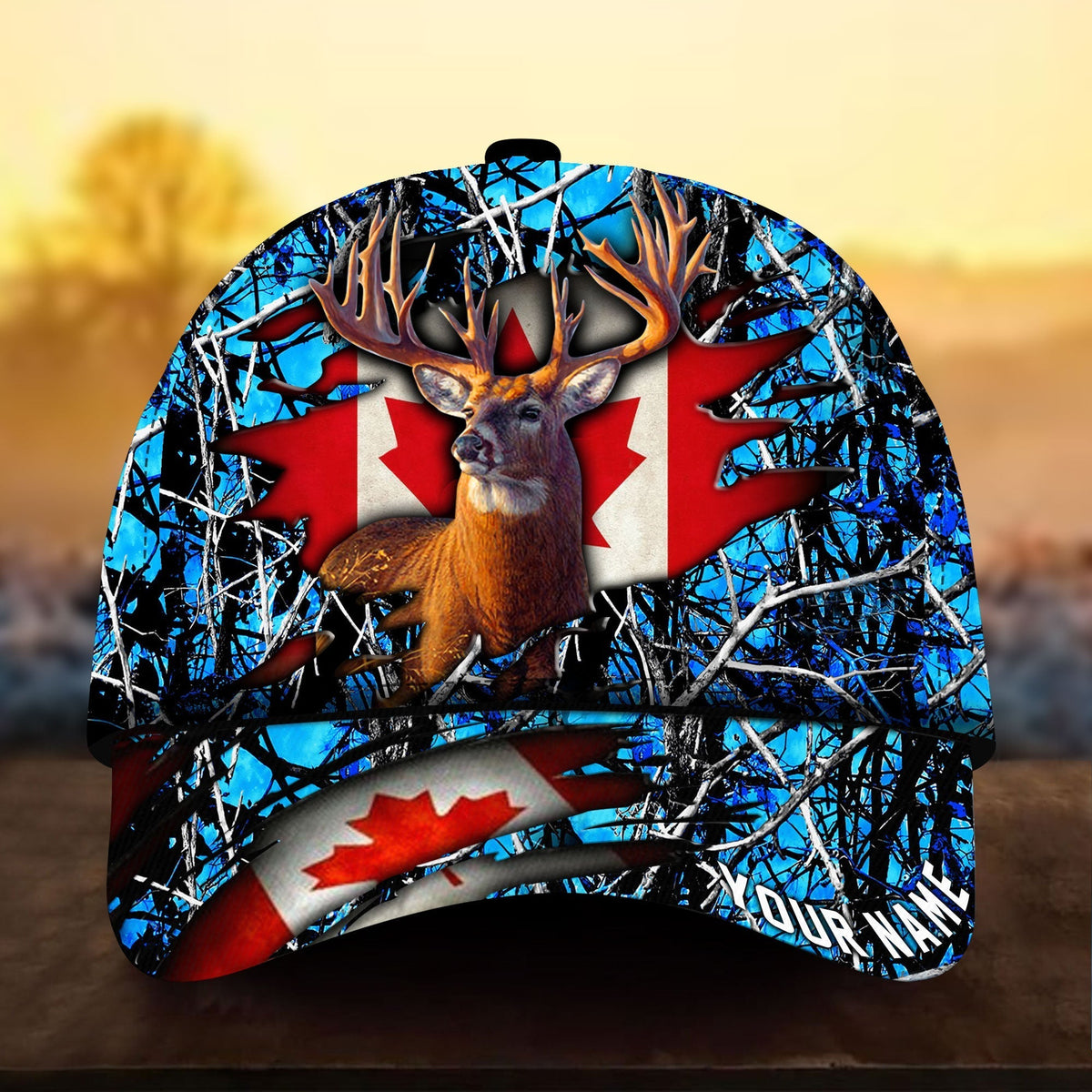 Alauddin Deer Hunting Camo Personalized Classic Cap For Parties Vacations And Relaxed Daily Outfits