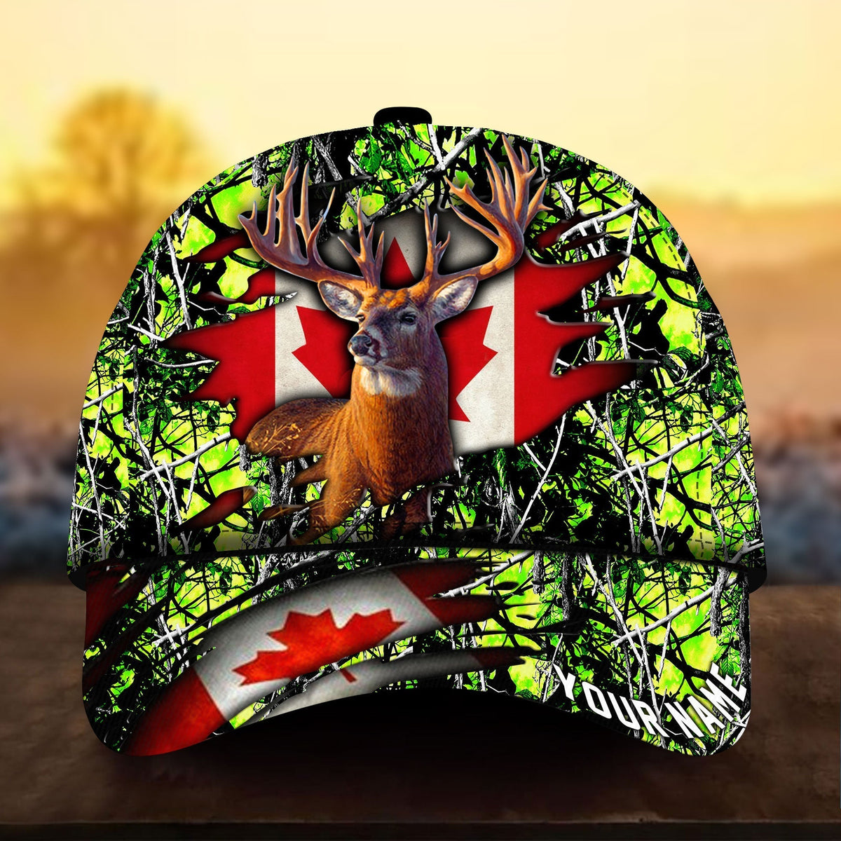 Alauddin Deer Hunting Camo Personalized Classic Cap For Parties Vacations And Relaxed Daily Outfits