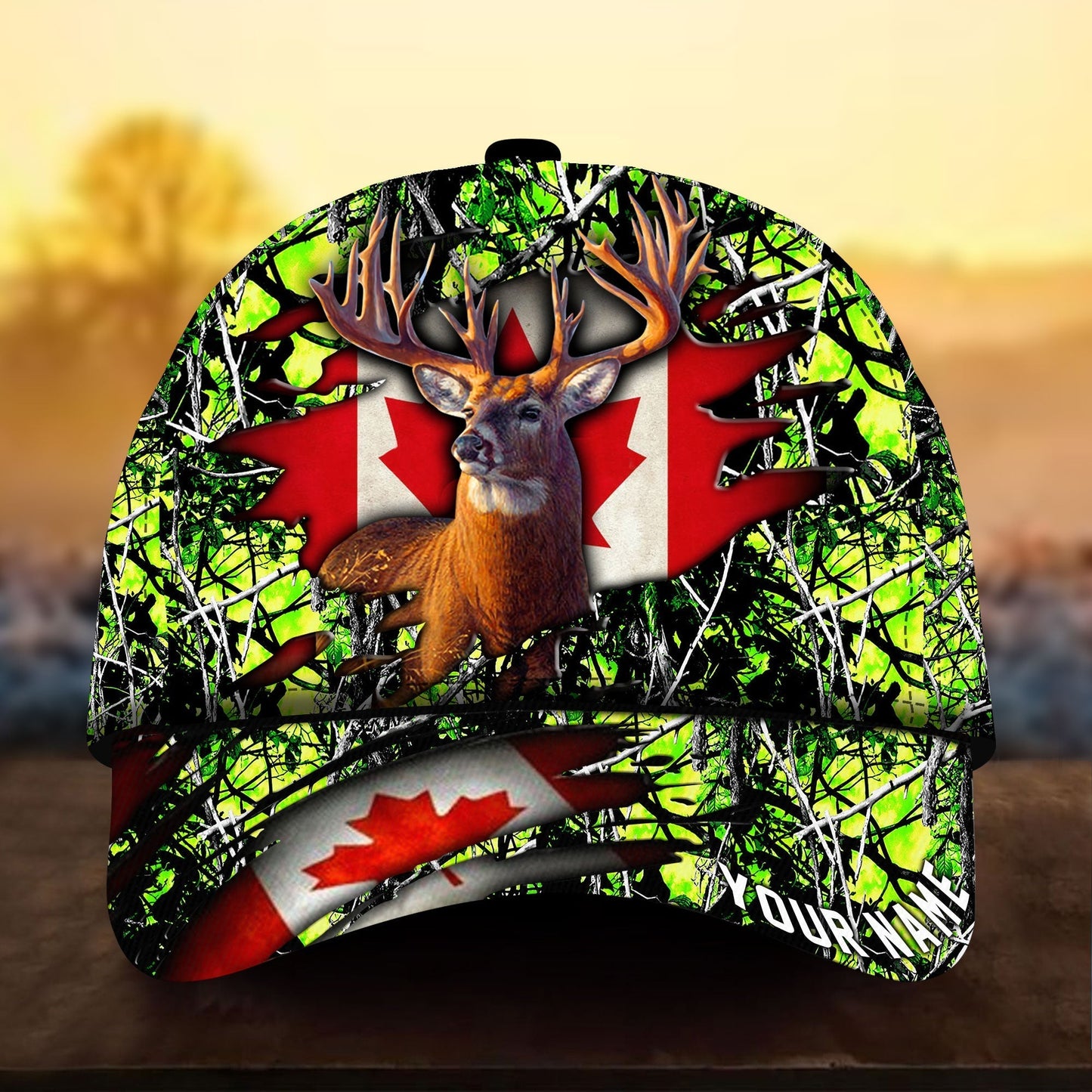 Alauddin Deer Hunting Camo Personalized Classic Cap For Parties Vacations And Relaxed Daily Outfits