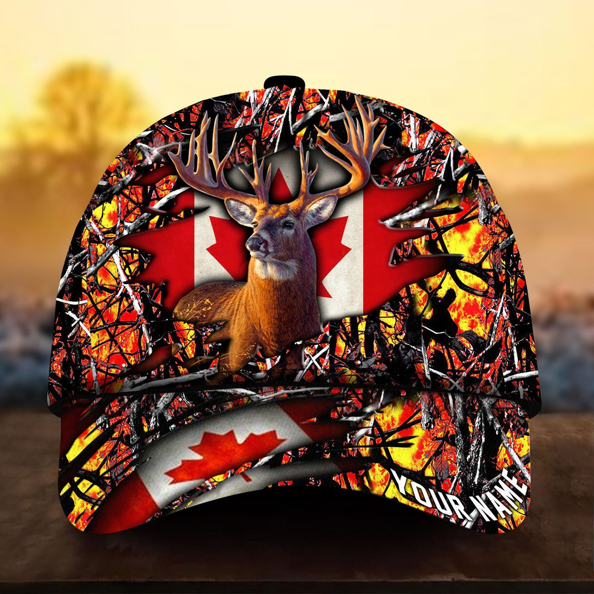 Alauddin Deer Hunting Camo Personalized Classic Cap For Parties Vacations And Relaxed Daily Outfits