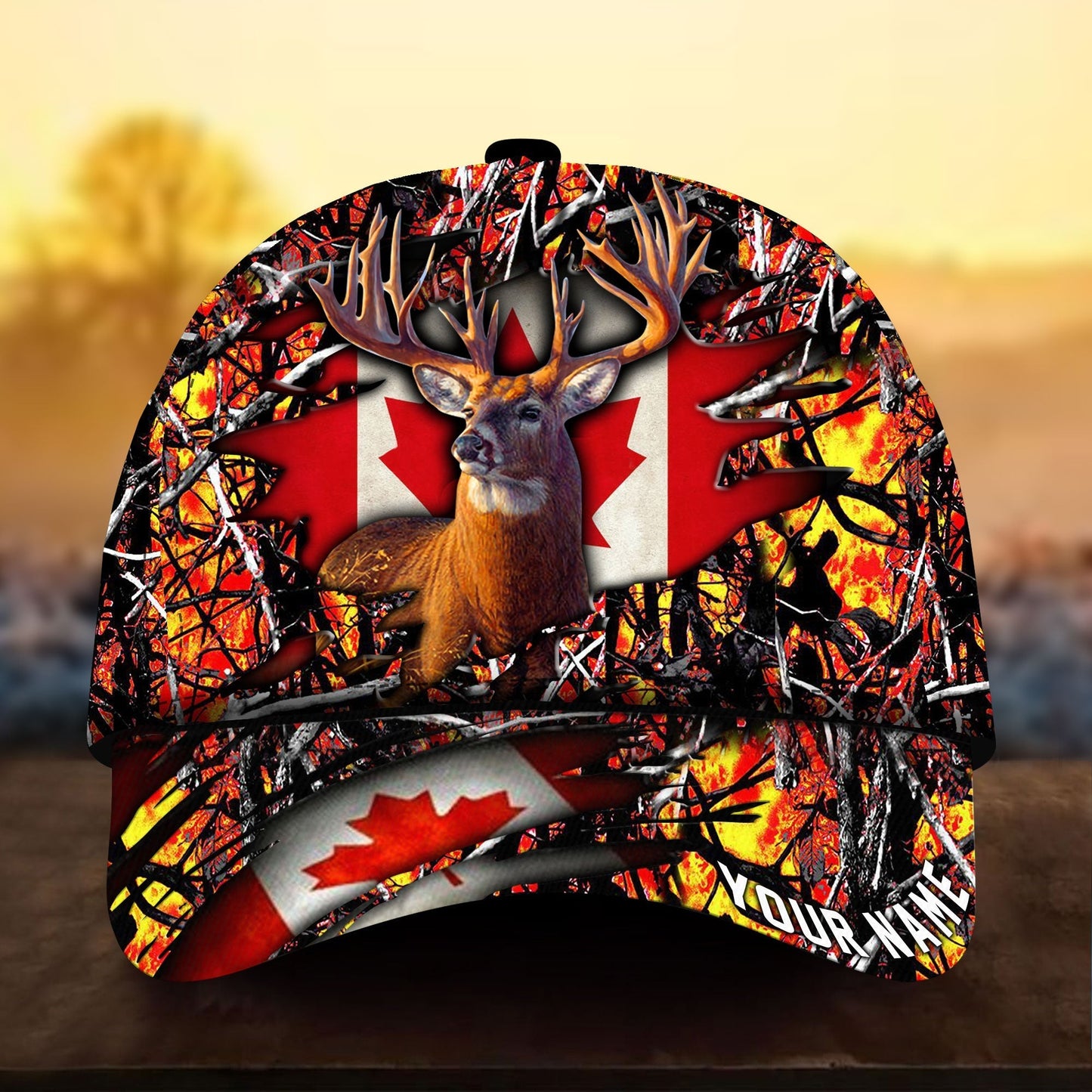 Alauddin Deer Hunting Camo Personalized Classic Cap For Parties Vacations And Relaxed Daily Outfits