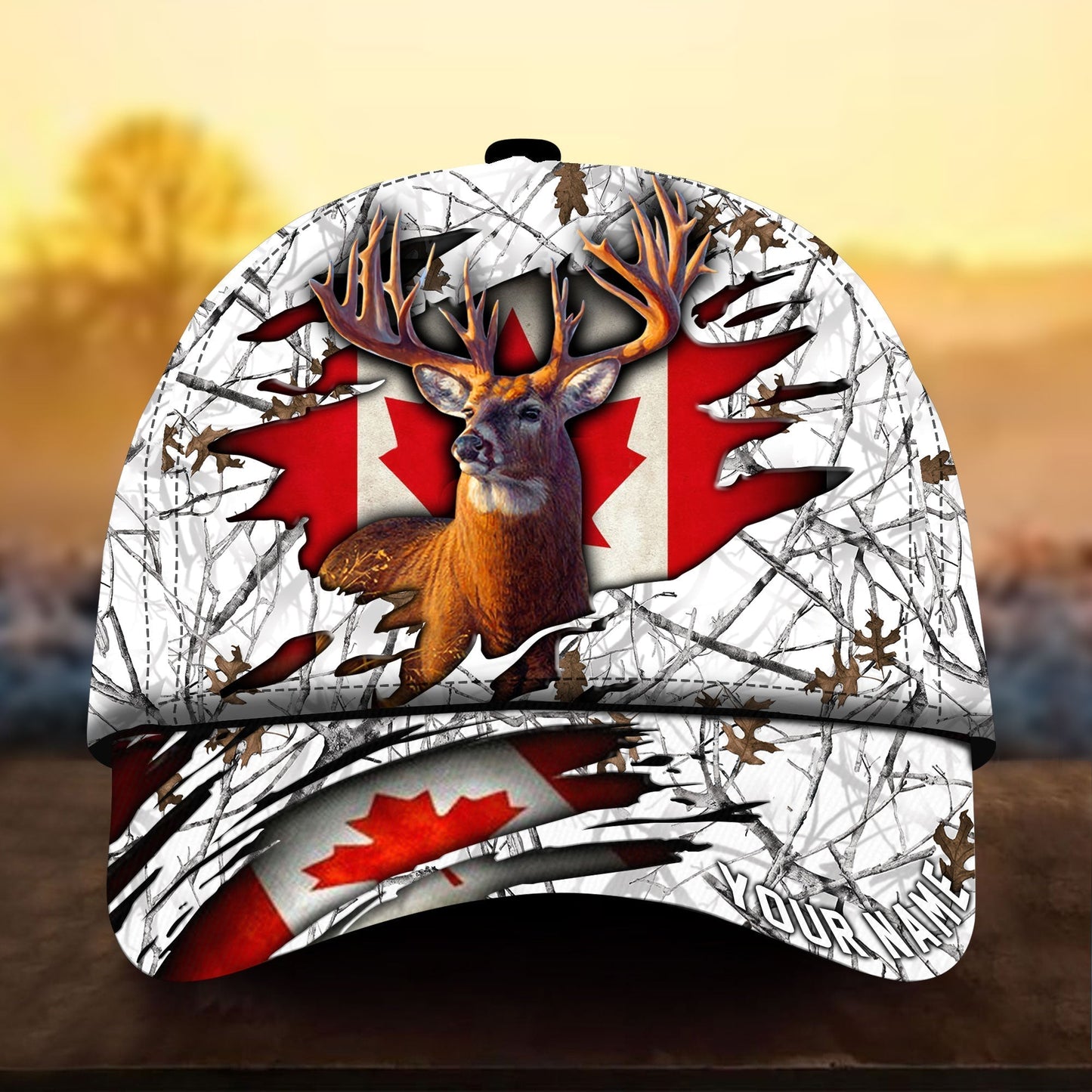 Alauddin Deer Hunting Camo Personalized Classic Cap For Parties Vacations And Relaxed Daily Outfits